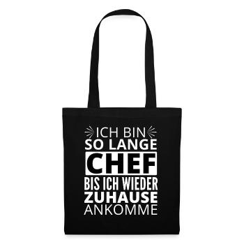 Chef - Stoffbeutel - Schwarz - Vorne