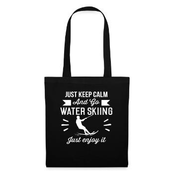 Quiet waterskiing hobby - Tote Bag - black - Front