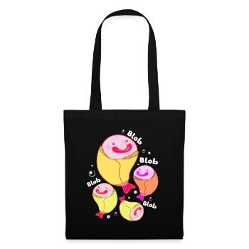 Blobfish Deep Sea Grumpy Introverted Gift - Tote Bag - black - Front