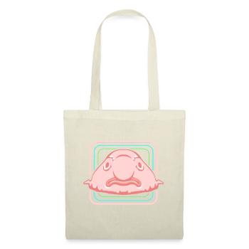 Blobfisch Tiefsee Grumpy Introvertiert Geschenk - Stoffbeutel - Natur - Vorne