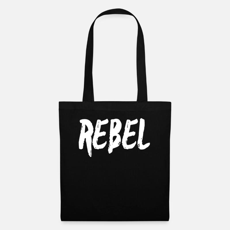 Rebel - Stoffbeutel - Schwarz
