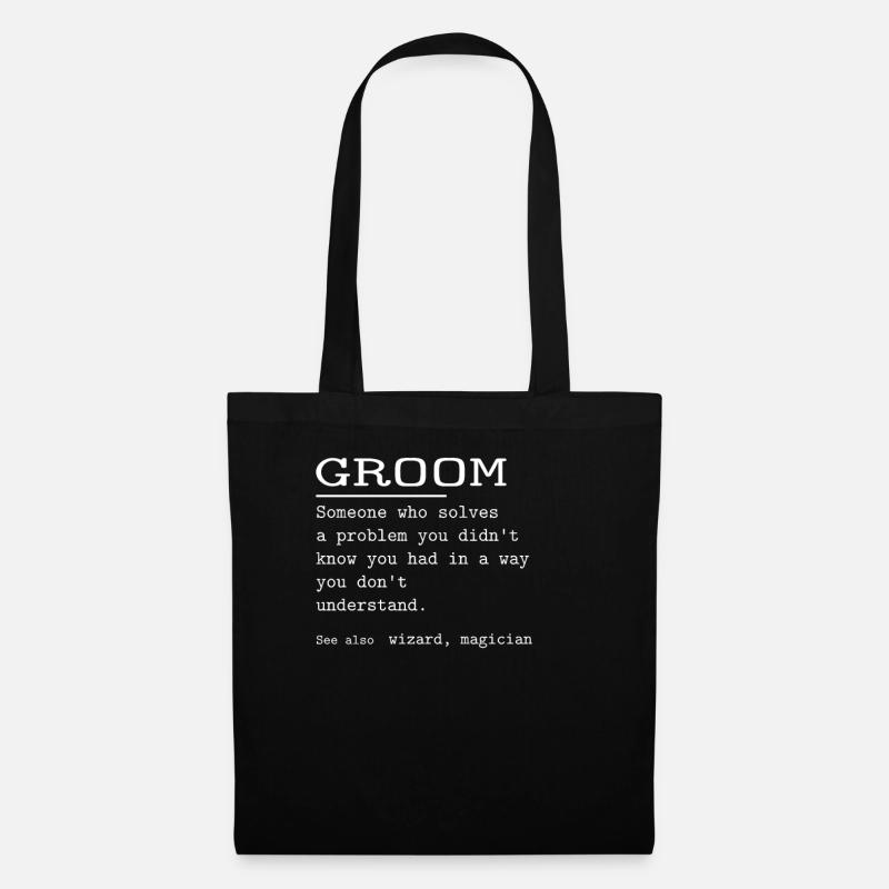 GROOM - Stoffbeutel - Schwarz