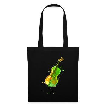 Cellist Geschenkidee Cellospieler Art.-Nr. - Stoffbeutel - Schwarz - Vorne