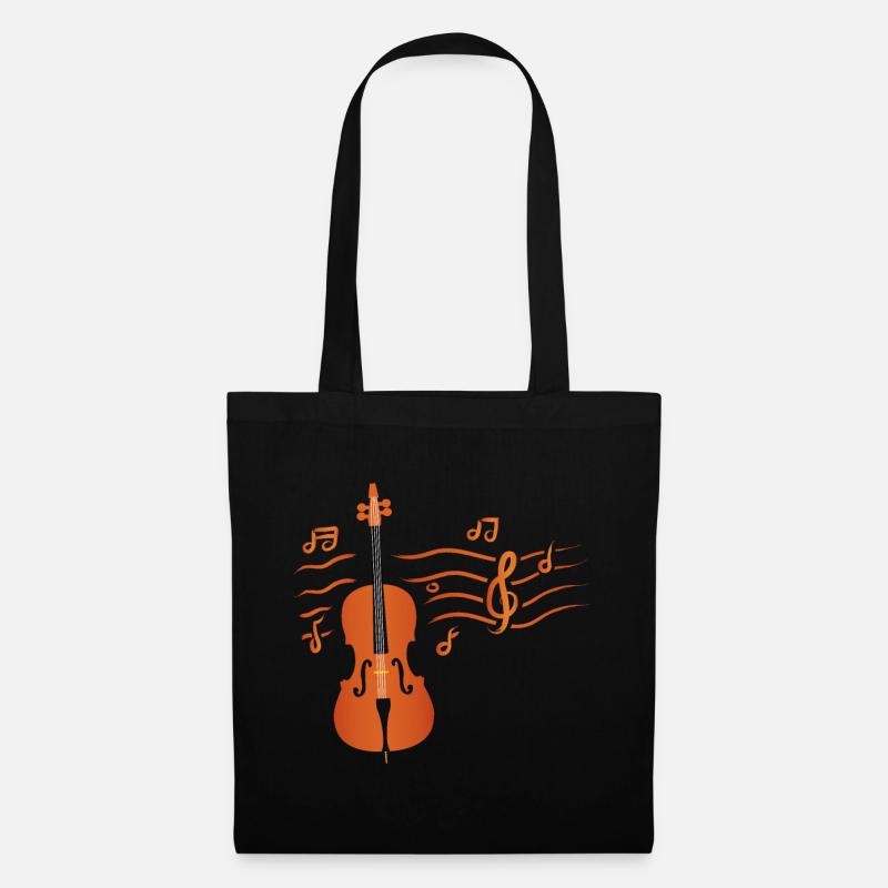 The Cello Cellist Gift Idea Cello Player Art - Tote Bag - black