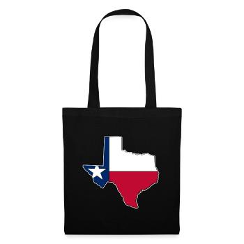 Texas flag map - Tote Bag - black - Front