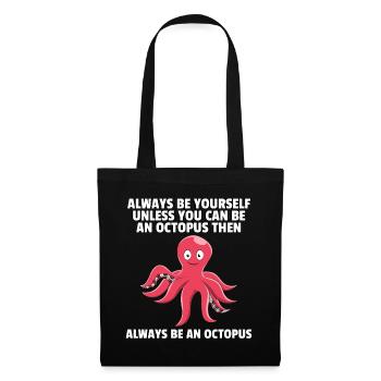 Octopus octopus squid octopus fish gift - Tote Bag - black - Front