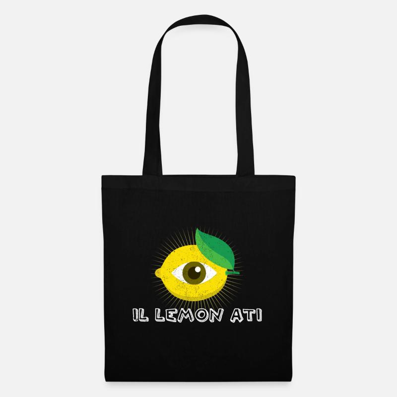 Cool Illuminati Zitrone Wortspiel Lustig Geschenk - Stoffbeutel - Schwarz
