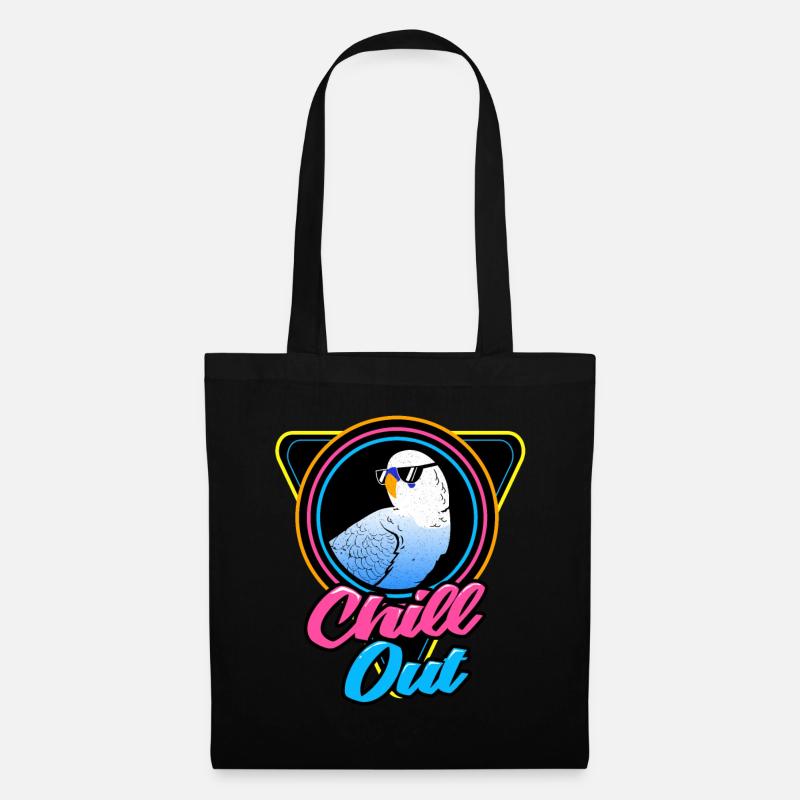 Perruche - Sac en tissu - noir