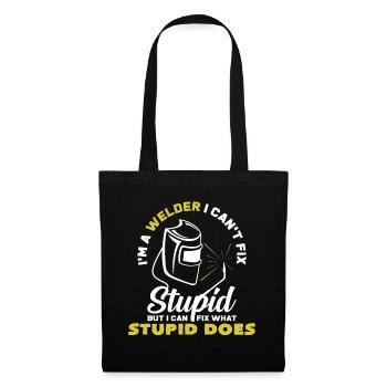 soudeur - Sac en tissu - noir - Devant