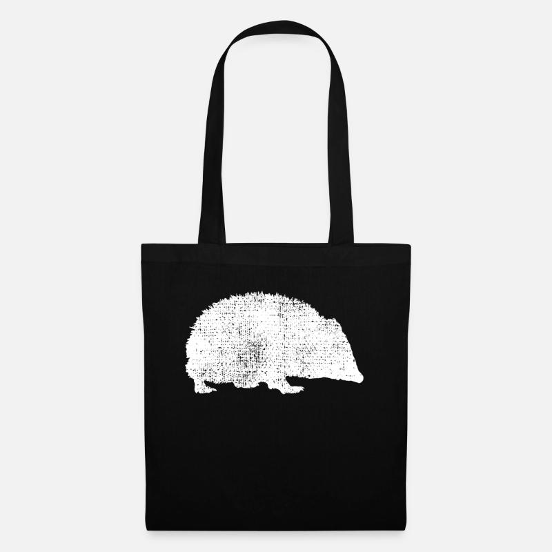 Igel Igel Igel - Stoffbeutel - Schwarz
