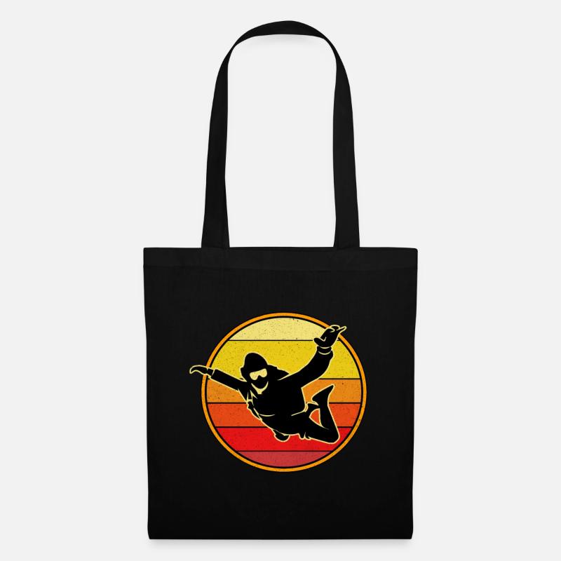 Parachuting - Tote Bag - black