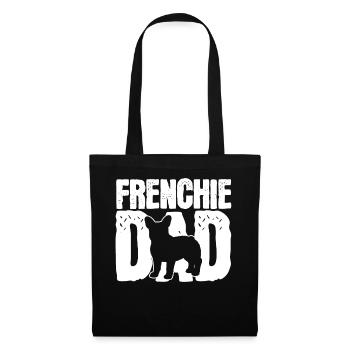 Bulldog français - Sac en tissu - noir - Devant