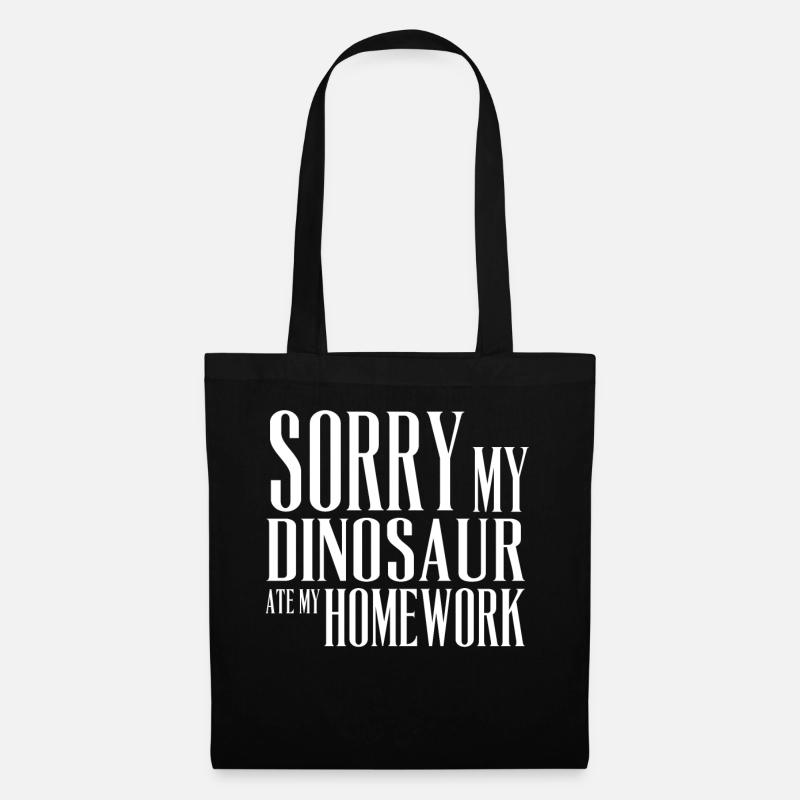 DINOSAUR - Stoffbeutel - Schwarz