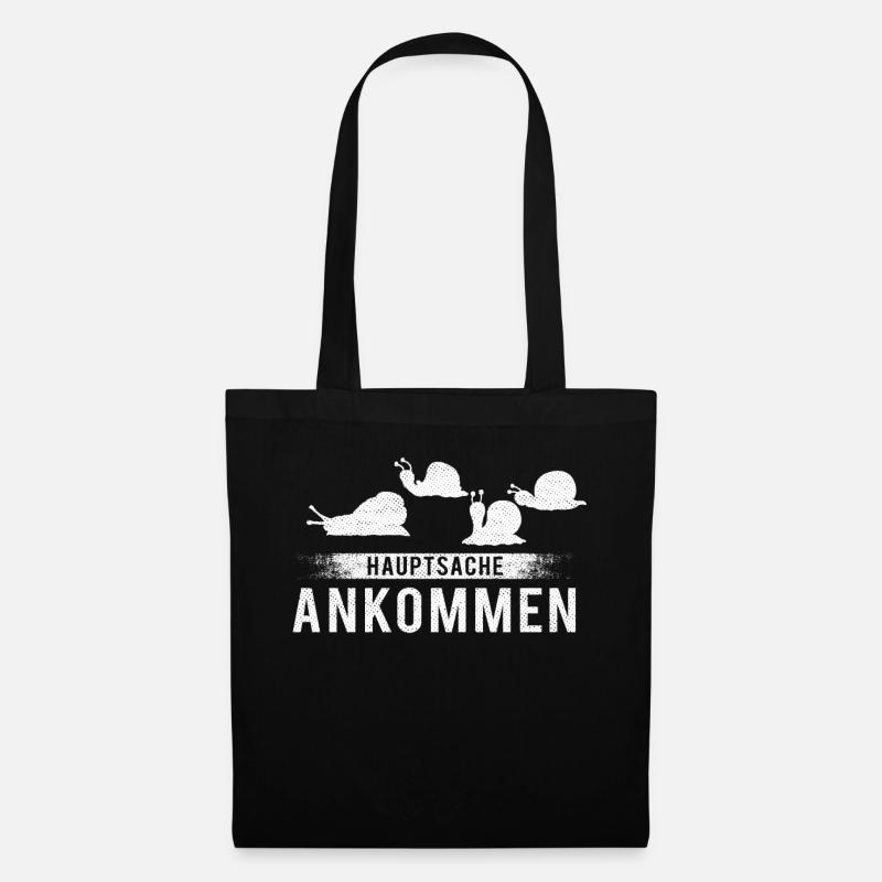 Fare jogging dicendo che la cosa principale sta arrivando - Borsa di stoffa - nero