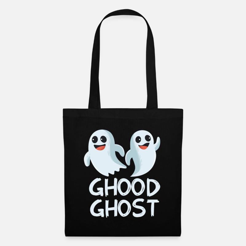 halloween Geist Gespenst Poltergeist - Stoffbeutel - Schwarz
