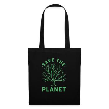 Climat L’environnement sauver le réchauffement climatique Changement climatique - Sac en tissu - noir - Devant