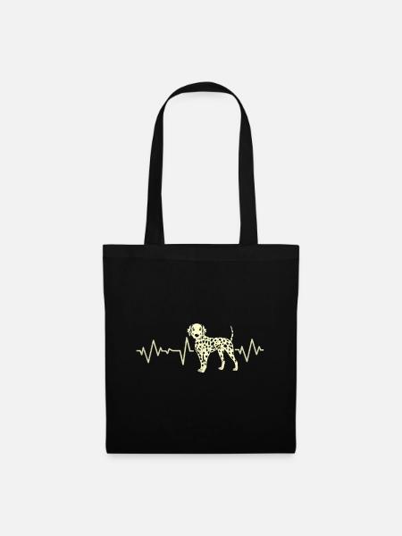 Dalmatiens - Sac en tissu - noir