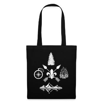 Scout camping - Tote Bag - black - Front