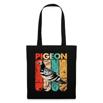 Pigeon - Sac en tissu - noir - Devant