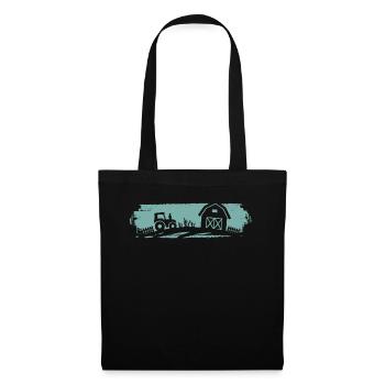 Farmer Gift Idea Tractor Farm Farming Agriculture - Tote Bag - black - Front