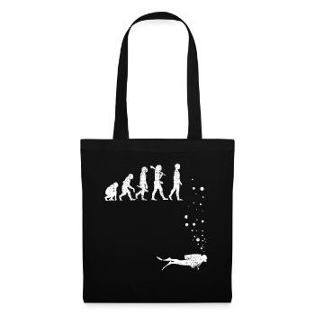 Plongeurs plongeurs - Sac en tissu - noir - Devant