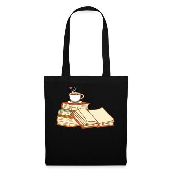 rat de bibliothèque - Sac en tissu - noir - Devant