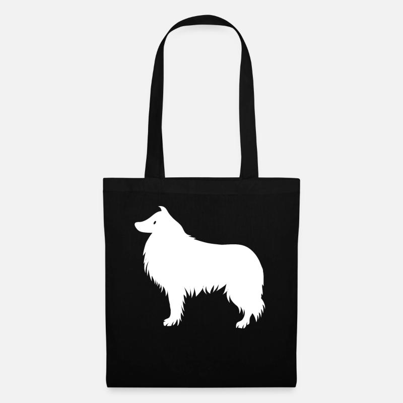 Collie - Stoffbeutel - Schwarz