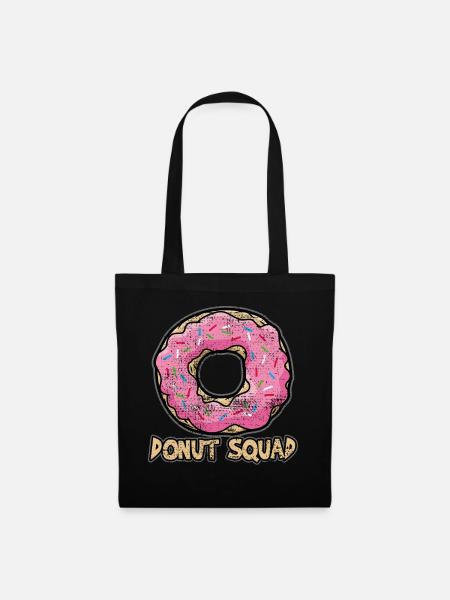 Donut Sprinkles - Stoffbeutel - Schwarz