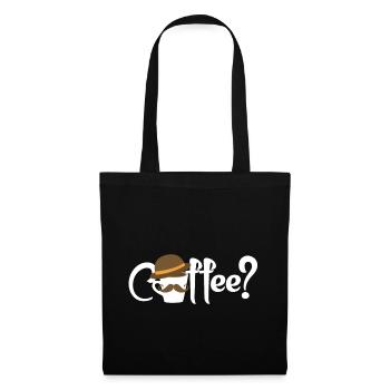 Coffee? Kaffee Barista Cappuccino Kaffeeliebhaber - Stoffbeutel - Schwarz - Vorne