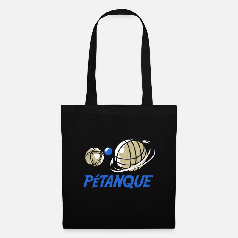 Pétanque - Sac en tissu - noir