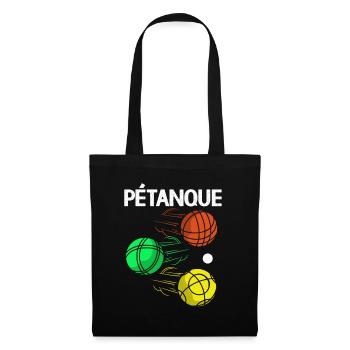Pétanque Bocce Raffa Boule Sport Ball Petanque - Sac en tissu - noir - Devant
