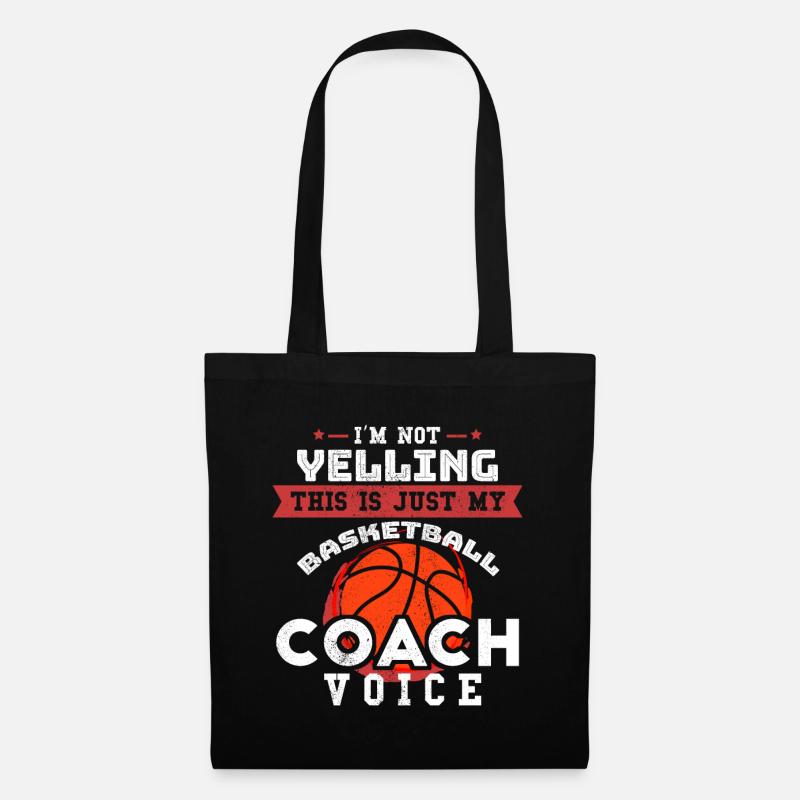 Basketball Trainer Coach Basketballmannschaft Chef - Stoffbeutel - Schwarz