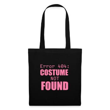 Costume not found - Tote Bag - black - Front