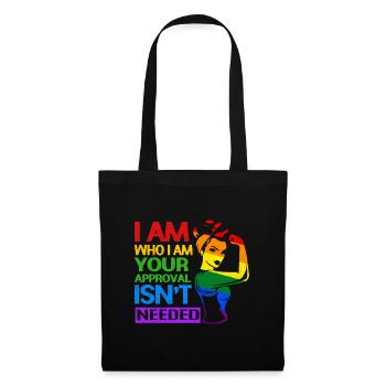 LGBT - Sac en tissu - noir - Devant