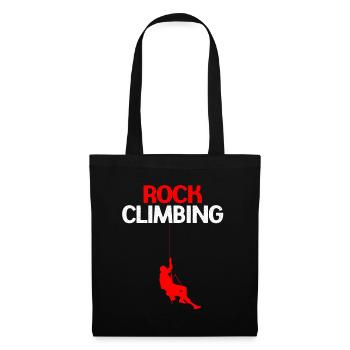 Escalade escalade escalade mur d’escalade montagne roche sport - Sac en tissu - noir - Devant