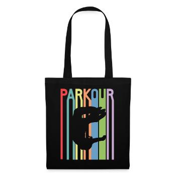Parkour - Stoffbeutel - Schwarz - Vorne