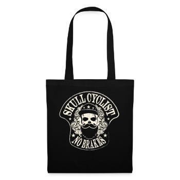BICYCLE, DEAD HEAD, MOUNTAIN BIKE, T-SHIRT, BIKE - Tote Bag - black - Front