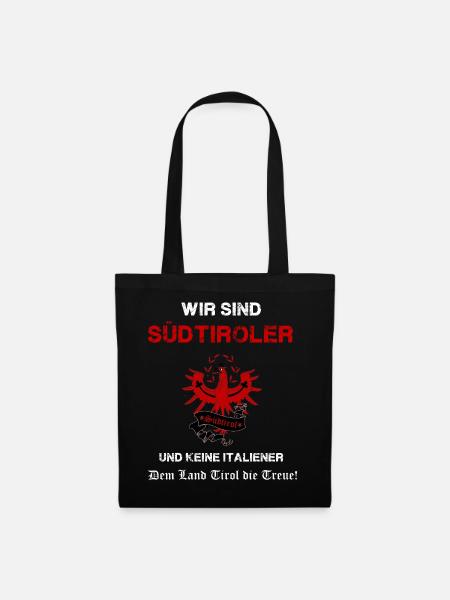 Südtirol - Stoffbeutel - Schwarz