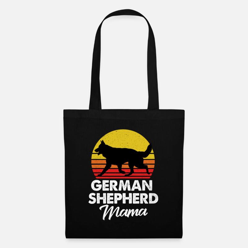 Deutscher Schäferhund - Stoffbeutel - Schwarz