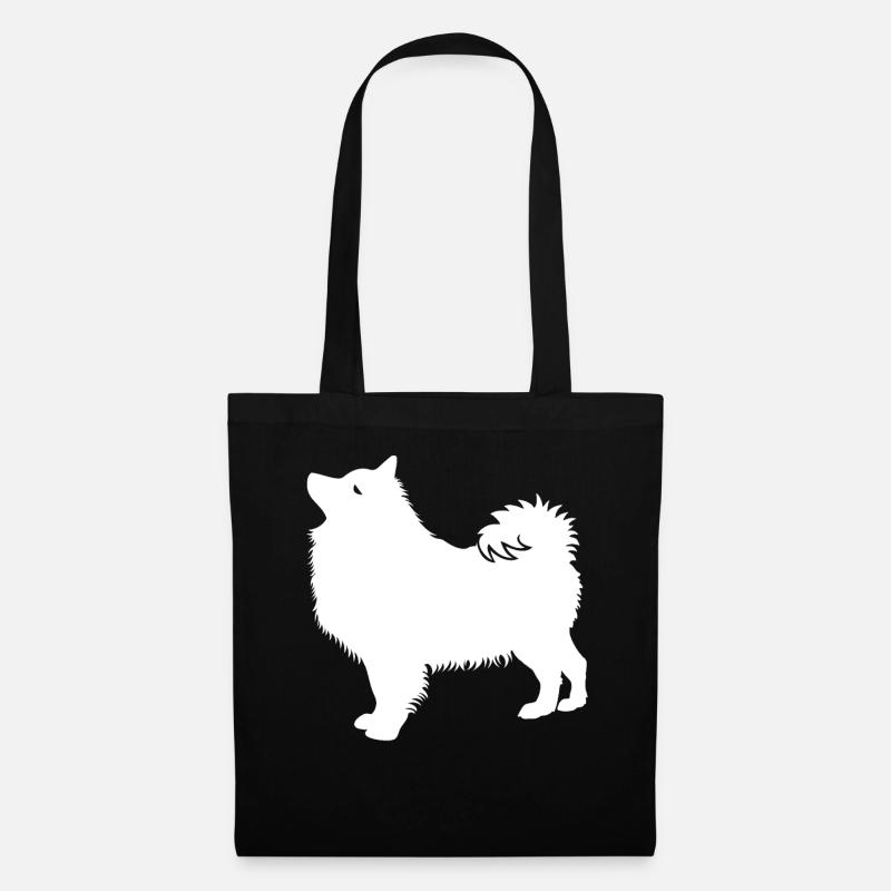 Finnischer Lapphund - Stoffbeutel - Schwarz