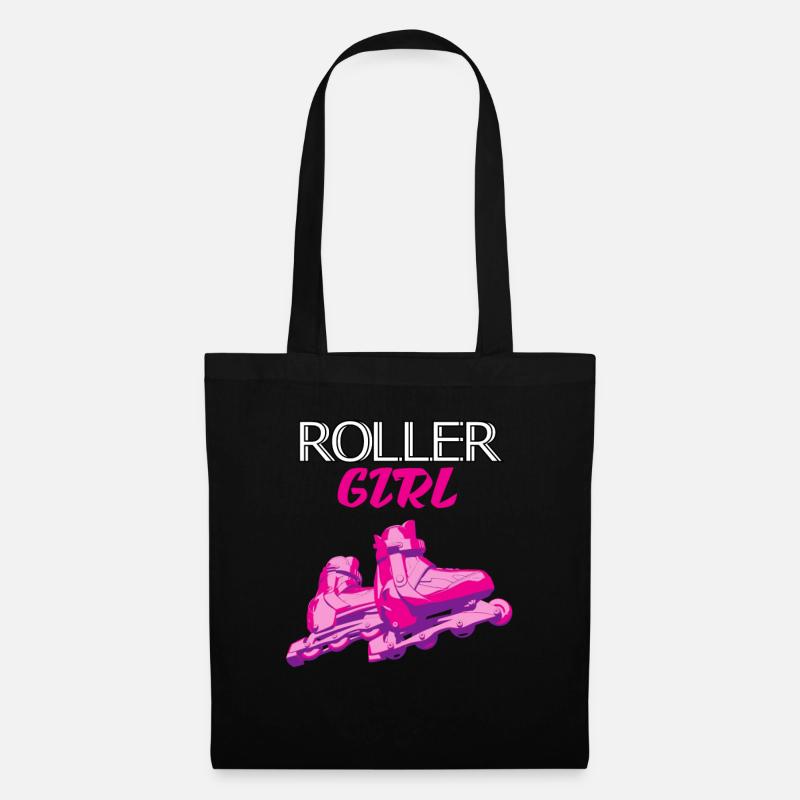 Rollschuhe - Stoffbeutel - Schwarz