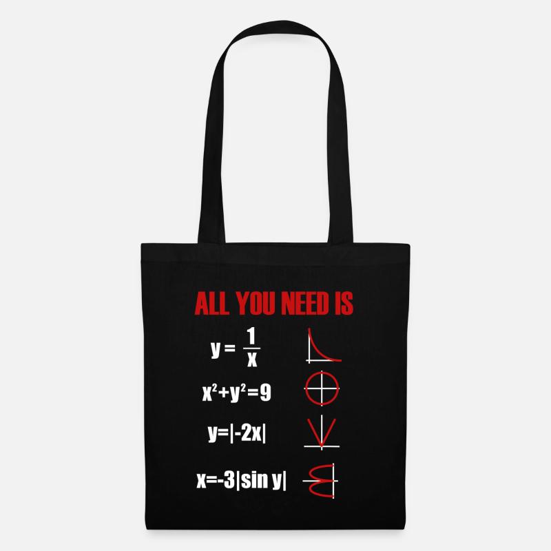 Mathematik Mathematiker Lehrer - Stoffbeutel - Schwarz