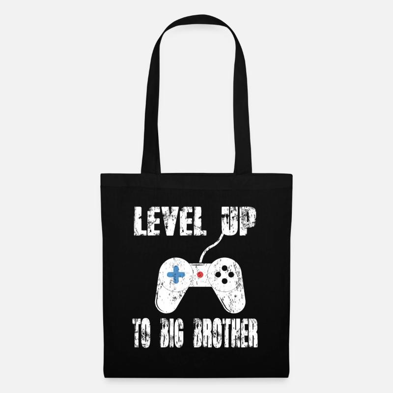 Bruder Level Up - Stoffbeutel - Schwarz