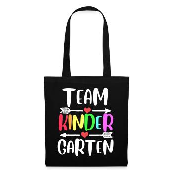 Kindergarten Team - Stoffbeutel - Schwarz - Vorne