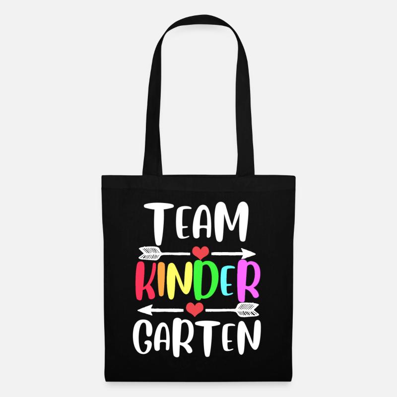 Kindergarten Team - Stoffbeutel - Schwarz