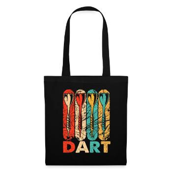 Dart - Stoffbeutel - Schwarz - Vorne