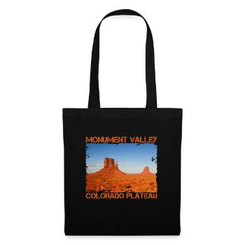 Monument Valley - Utah Arizona USA Western - Stoffbeutel - Schwarz - Vorne