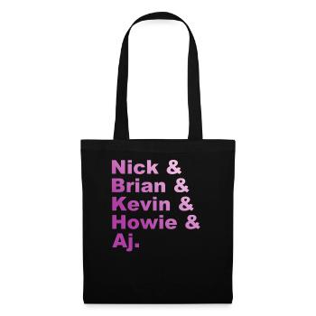 Backstreet - Trough My Heart - Nick, Brian, Aj - Tote Bag - black - Front