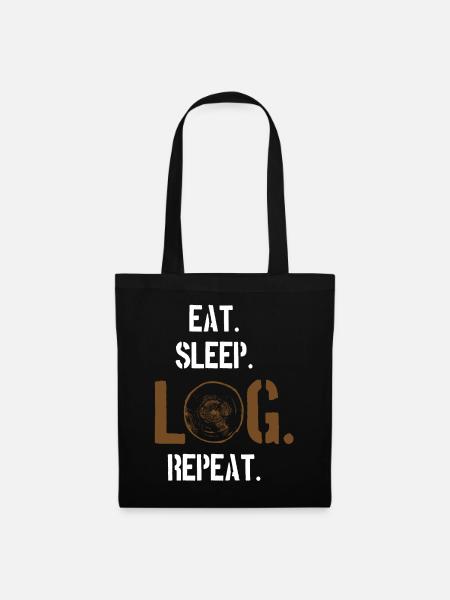 Holzfäller - Stoffbeutel - Schwarz