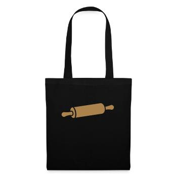 Baker pastry chef Baker baking cupcake - Tote Bag - black - Front